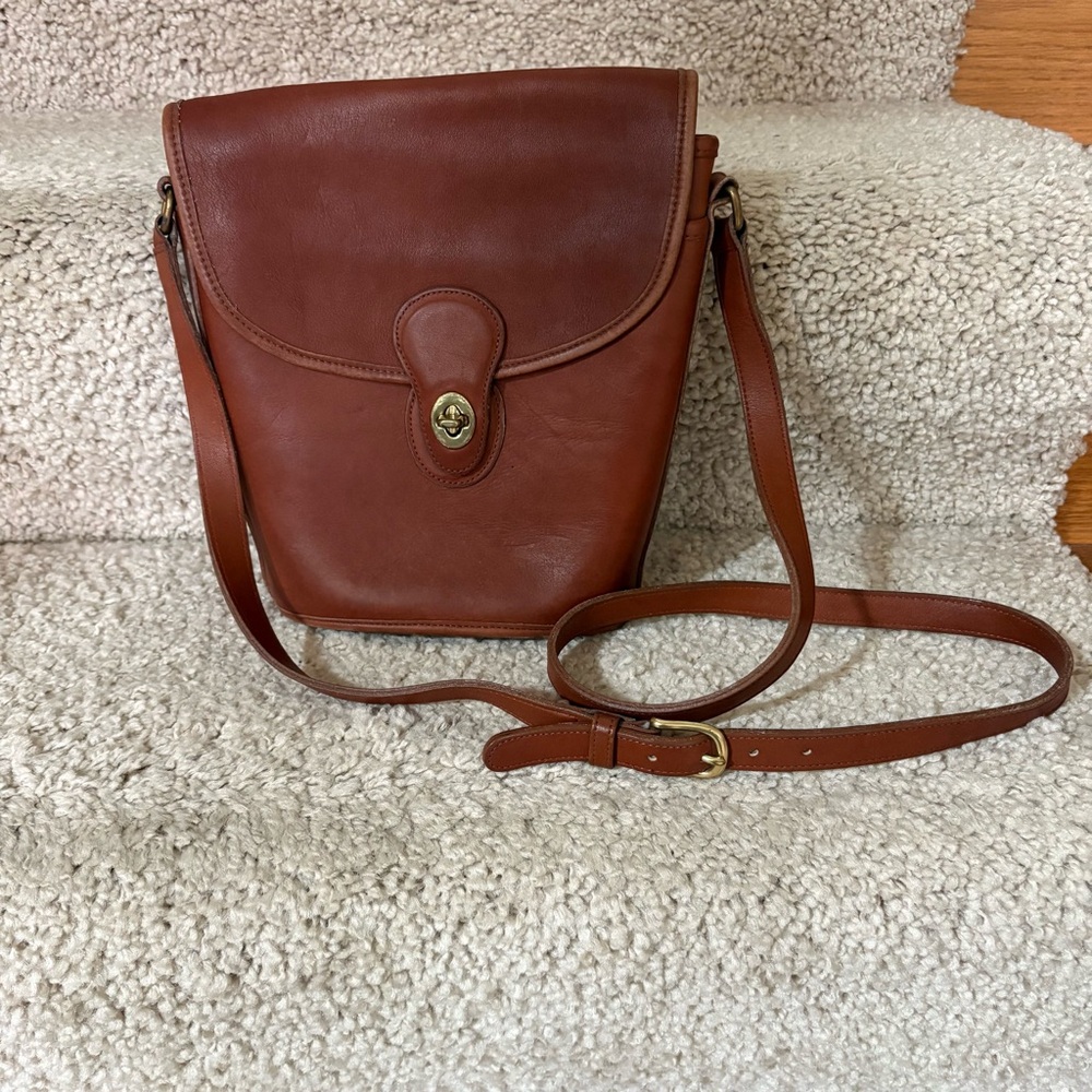 Vintage Coach Bradley Bucket Bag British Tan United States